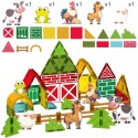 Magnetklotsid FARM, 5 looma, 30 osaline