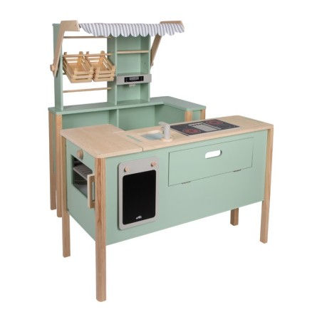 Mänguköök - mängupood Fresh , roheline