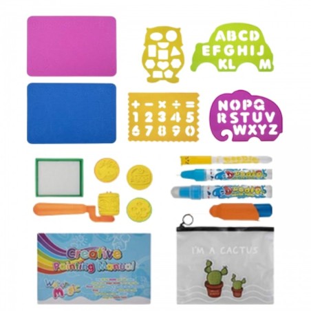 2-ühes akvarellmatt XXL kahepoolne loomadega