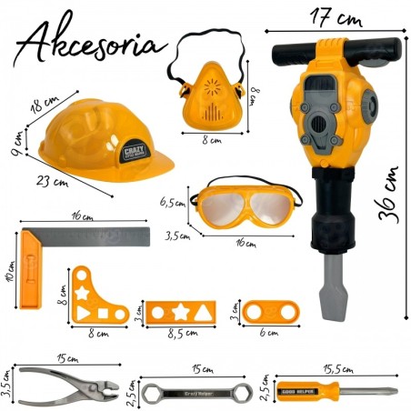 Töömehe komplekt 21 osa