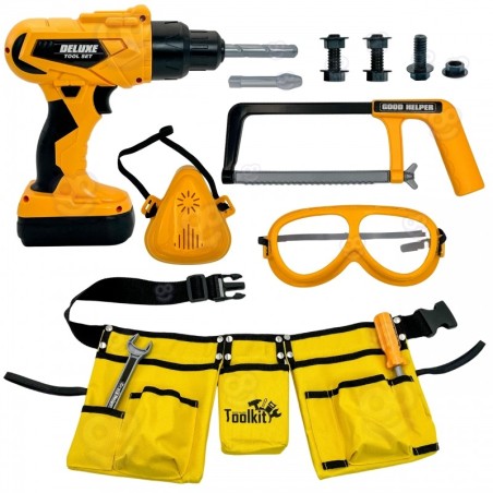 Töömehe ehituse ja remondi komplekt 16 osa