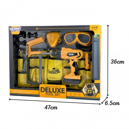 Töömehe ehituse ja remondi komplekt 16 osa