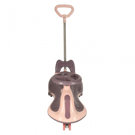 LED Swing FIX S2 gravitatsiooni sõiduk käepidemega roosa max 100kg