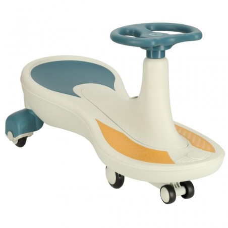 Iseliikur LED Swing Fix S4 gravitatsioonisõiduk helendavate ratastega muusikaga 76 cm sinine ja valge max 100 kg