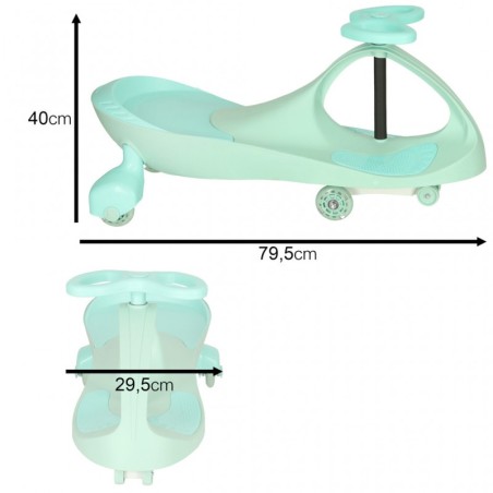 Iseliikur LED Swing Fix S3 gravitatsiooni sõiduk helendavad rattad mint