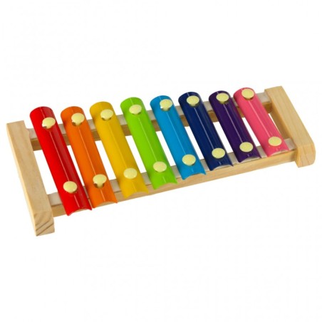 Puidust värviline ksülofon