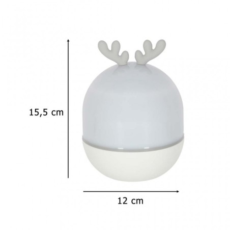 Öölamp projektor USB LED, põder