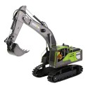 Huina puldiga roomikekskavaator roheline 1:18