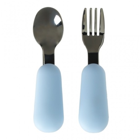 Sööginõud, 4 osaline, teddy, helesinine