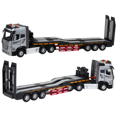 Puldiga juhitav RC puksiirauto ekskavaatoriga tulede ja helidega 1:24