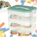 Karp panipaik sektsioonidega 3 tasandit lego klotsidele jm