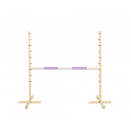 Hüppetakistus hobihobusele 120cm, tala lilla