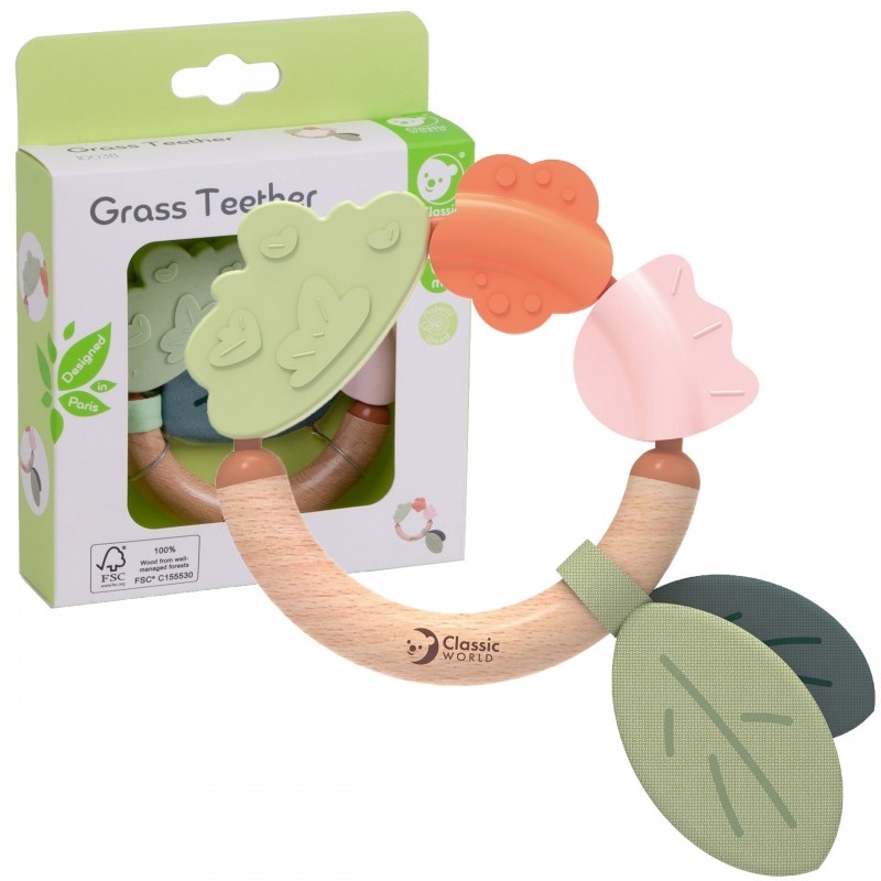 Puidust kõristi närimisrõngas