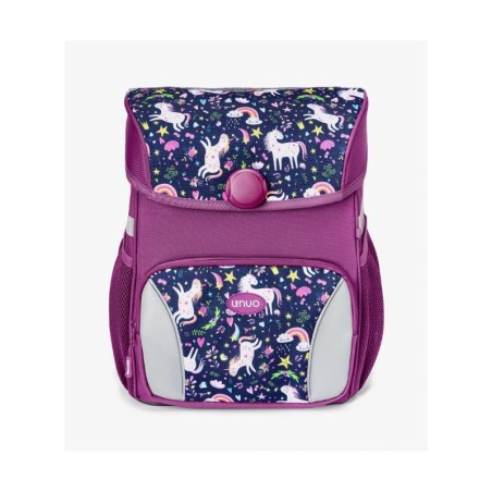 Kooli seljakott, lilla/ükssarvikud