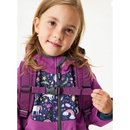 Kooli seljakott, lilla/ükssarvikud