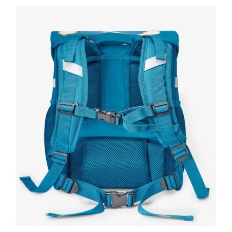 Kooli seljakott, sinine/kapipaarad