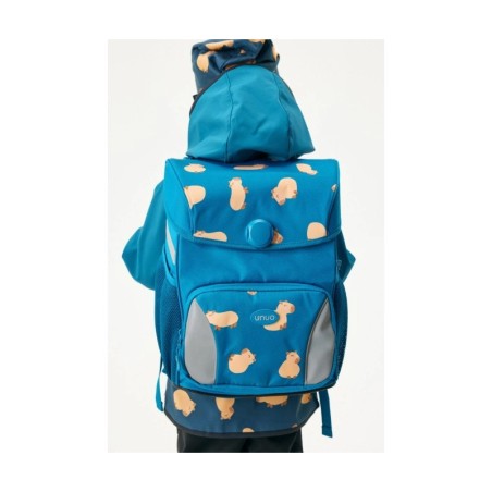 Kooli seljakott, sinine/kapipaarad