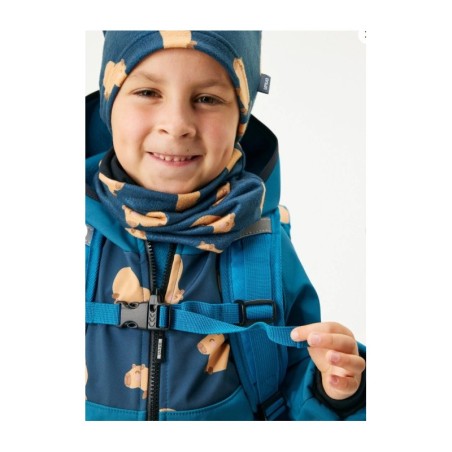 Kooli seljakott, sinine/kapipaarad