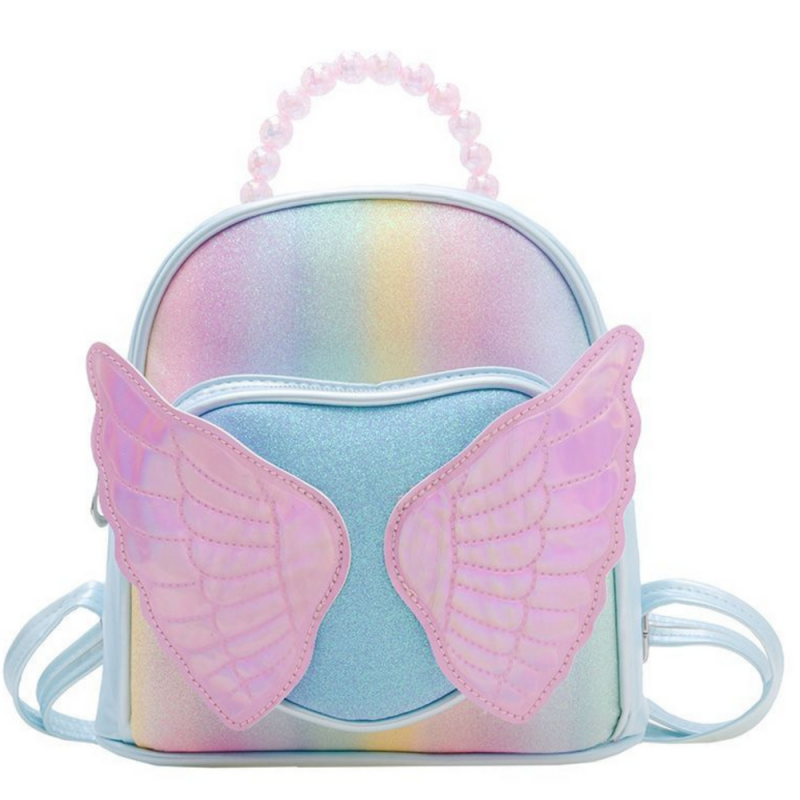 Laste seljakott Shiny Wings Pearls Blue 22cm