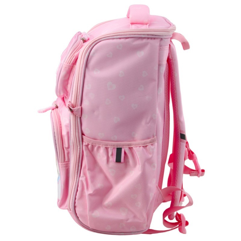 Ükssarviku kooli seljakott rihmaga roosa 20L