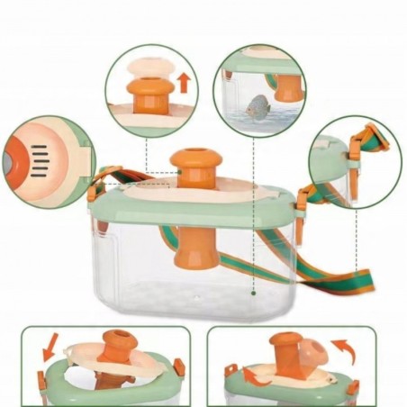 Väikese maadeavastaja komplekt binokkel kompass putukavõrk liblikad taskulamp