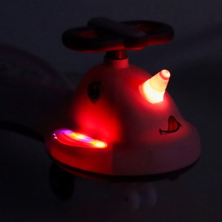 LED-iseliikur Swing FIX S1 käepidemega, roosa, max 65kg