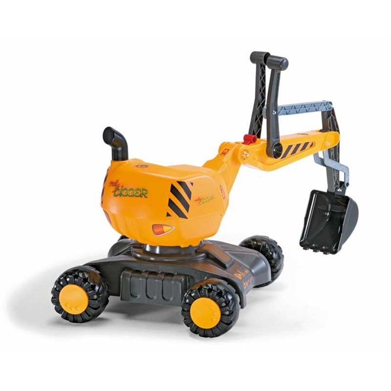 Rolly Toys ekskavaator kaevur kollane