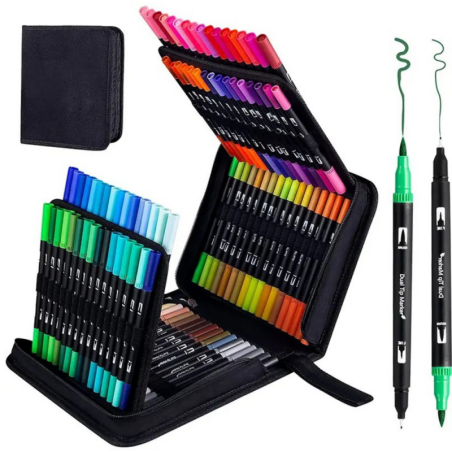 Veekindlad kahepoolsed markerid 120 tk