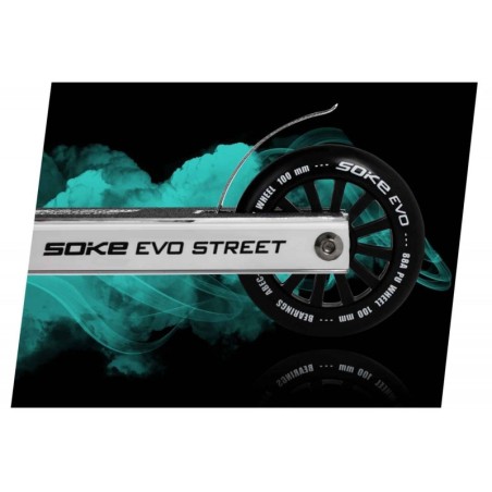 Soke Evo Street hõbedane trikitõukeratas