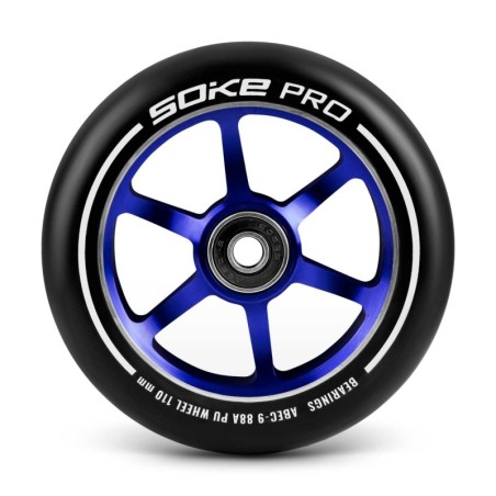 Tõukeratta rattad 110 mm tumesinised 2 tk