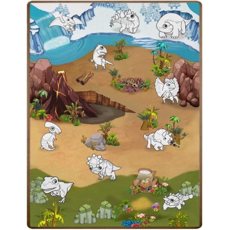 Värvimismatt rullis 120 x 90 x 0,3 cm