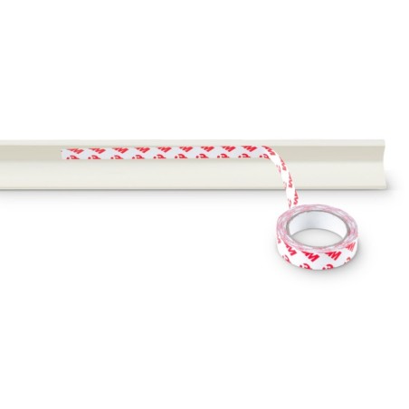 Vahtplastist turvateip valge 6m