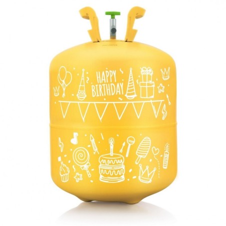 Heeliumiballoon 0,20 m3 õhupallide ja paelaga