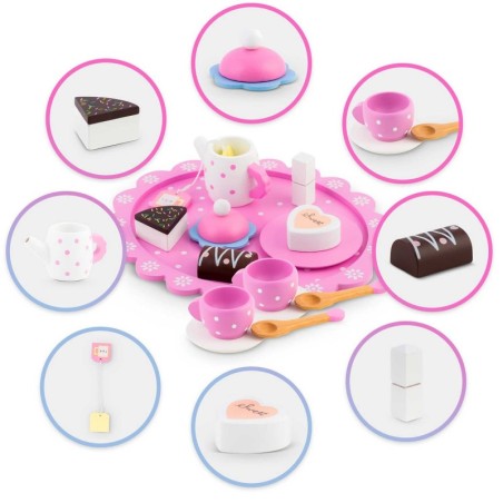 Puidust mängu tee komplekt