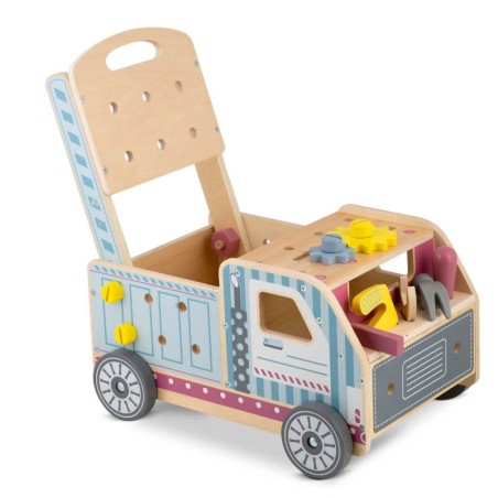 Puidust käimistugi tööriistadega tegeluskeskus