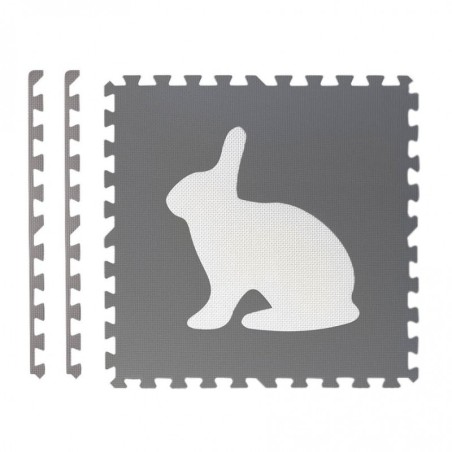 Puslematt, valged ja hallid loomad 6 tk