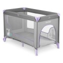 Reisivoodi 125 x 65 x 78 cm hall-lavendel