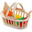Puidust mängu puuviljakorv lõikamiseks 9 tk