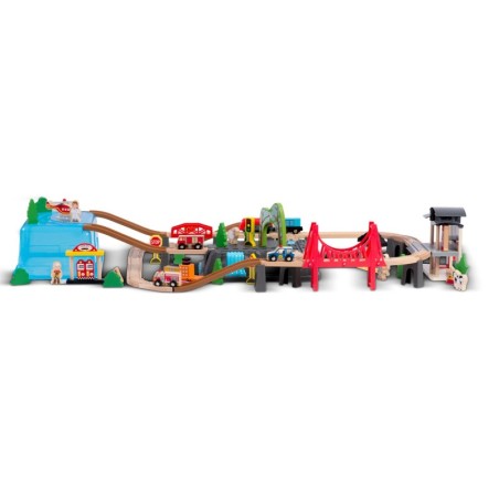 Puidust rongirada linn 100 tk
