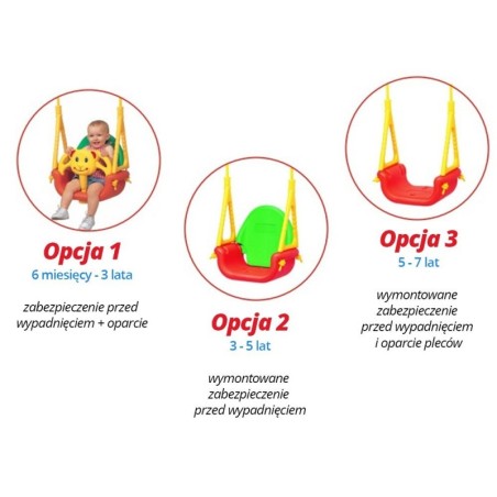Laste kiik 3in1 karu