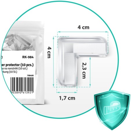 Nurgakaitse 10 tk läbipaistev