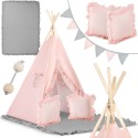 Tipi telk lastele - heleroosa
