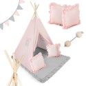Tipi telk lastele - heleroosa