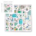 Vahtpuslematt 120x120cm + vahtfiguurid linn
