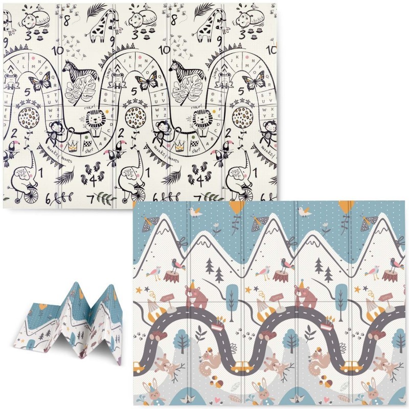 Hariv kokkupandav vahtmatt 200 x 150 x 1 cm