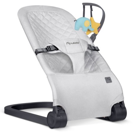 Lamamistool mänguasjadega - helehall