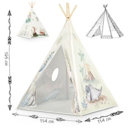 Laste tipi telk - dinosaurused