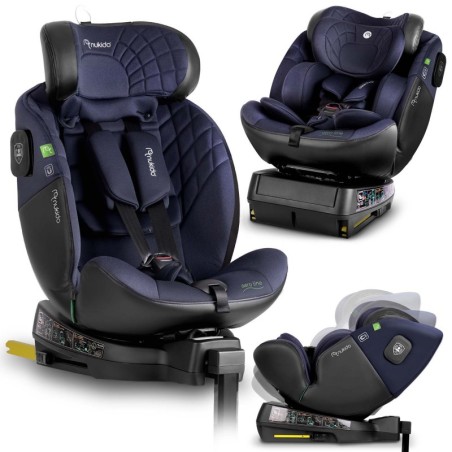 Nukido Aero Line turvatool must-tumesinine 0-36 kg ISOFIX