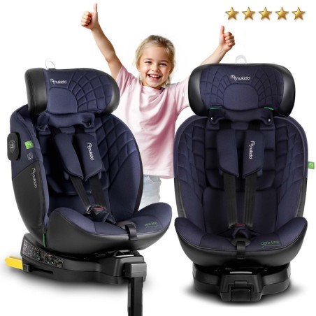 Nukido Aero Line turvatool must-tumesinine 0-36 kg ISOFIX