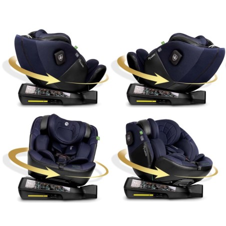 Nukido Aero Line turvatool must-tumesinine 0-36 kg ISOFIX